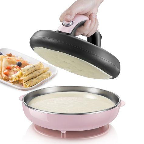 Electric Crepe Maker, Mini Pancake Maker, Chinese Spring Rolls, Pancake Machine, Pancake Griddle, Waffle Machine, Pizza Maker, Pancake Maker, Crepe Maker