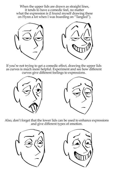 Face Types Drawing Reference, How To Draw Adams Apple, Muscle Refrence Art, Cartoony Pose Refrences, Tired Draw Reference, Tired Face Reference, Animation Guide, Eye Types, رسم كاريكاتير