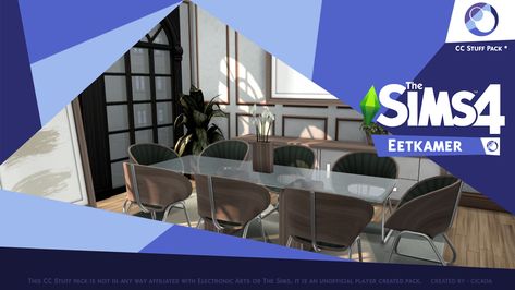 Sims 4 Dining Cc, Sims 4 Dining Room, The Sims 4 Maxis Match, Dining Room Inspo, Sims 4 Maxis Match, Bohemian Dining Room, Mod Jacket, Dining Room Updates, Shabby Chic Dining