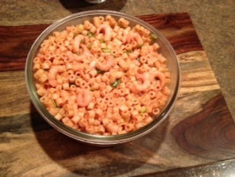 Catalina Pasta Shrimp Salad Pasta Shrimp Salad, Catalina Salad, Potluck Bbq, Catalina Dressing, Shrimp Pasta Salad, Pasta Shrimp, Summertime Salads, Spiral Pasta, Shrimp Salad Recipes