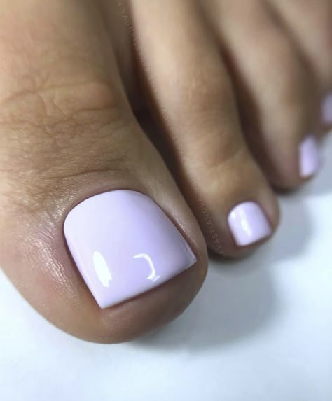 Lavender Pedicure Toenails, Lilac Pedicure, Pastel Pink Pedicure, Lilac Toe Nails, Nail Ideas Tips, Light Purple Pedicure, Pastel Purple Pedicure, Spring Toe Nail Colors Pedicures, Lavender Mani Pedi