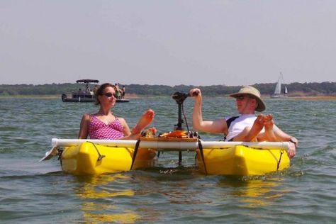 the Kayak Catamaran, Kayak Diy, Kayaking Tips, Kayak Trailer, Kayak Storage, Kayak Rack, Kayaking Gear, Kayak Camping, Bowfishing