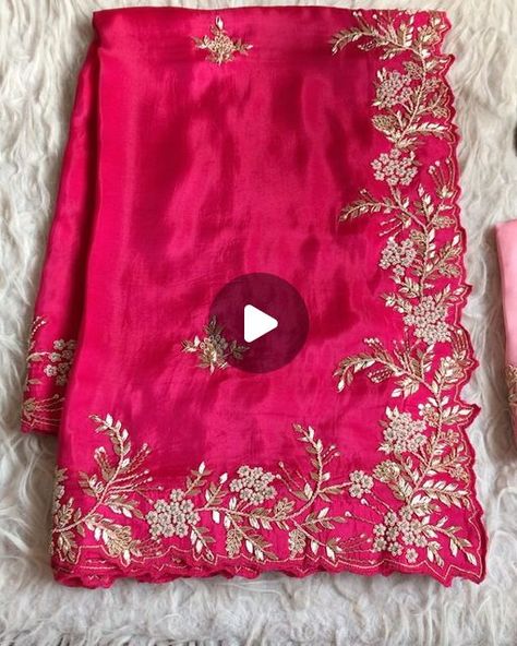 Organza Silk Saree, Organza Saree, Silk Thread, Work Blouse, Saree Blouse, Silk Saree, Silk Sarees, Thread, Saree