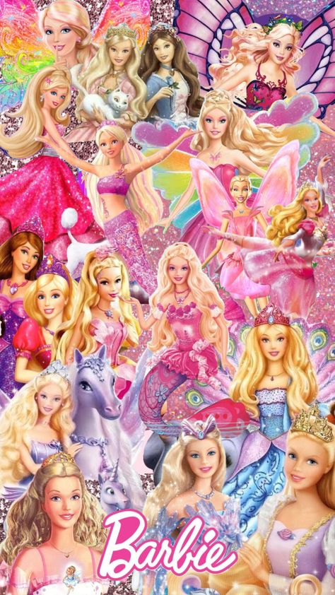 #barbieprincess #wallpaper #pink #barbie Barbie 12 Dancing Princesses, Barbie Wallpaper, Royal Wallpaper, Barbie Fashion Sketches, 2000s Cartoons, Best Wallpaper Hd, Barbie Cartoon, Princess Movies, Barbie Images