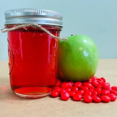 State Fair Candy Apple Jelly | Food.com Candy Apple Jelly Recipe, Candy Apple Jelly, Jelly Maker, Apple Jelly, Cinnamon Candy, Canning Fruit, Candy Jelly, Freezer Jam, Homemade Jelly