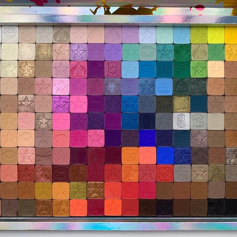 90s Eyeshadow Palette, Shiny Eyeshadow, 80s Eyeshadow Palette, Fairy Eyeshadow Palette, Rainbow Makeup Palette, 2000s Eyeshadow Palette, Makeup Collection Goals, Magnetic Palette, Glow Cloud