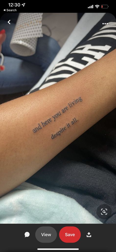 Despite It All Tattoo, Unique Tattoos For Women, Tattoo Quote, Small Tats, Tattoos For Black Skin, Dope Tattoos For Women, Dope Tattoos, Pretty Tattoos, Unique Tattoos