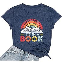 Book T Shirts, Book Shirt, Reading Rainbow, Book Shirts, Book Lover, A Book, Printed Cotton, Cotton Shirt, Take A