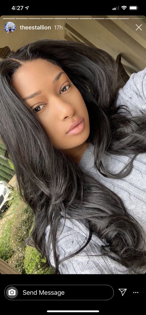 Thee Stallion, Megan Thee Stallion, Face Card, Without Makeup, Beautiful Black Women, Pretty People, We Heart It, Natural Hair Styles, Black Women