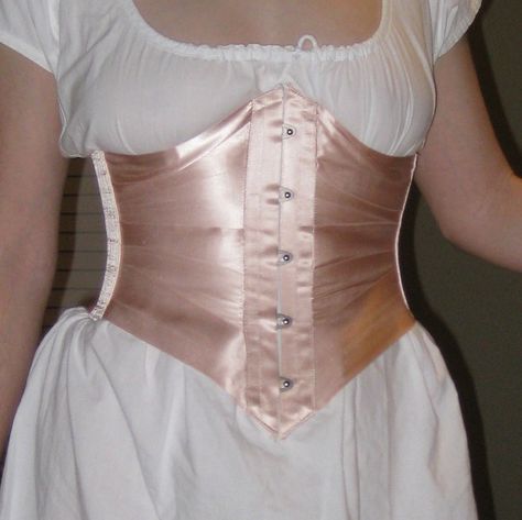 1904 Ribbon Corset - Front | Reproduction ribbon corset from… | Flickr Corset Pattern Underbust, Ribbon Corset, Edwardian Corsets, Cincher Corset, Waist Cincher Corset, Corset Pattern, Underbust Corset, Fashion Diy, Waist Cincher