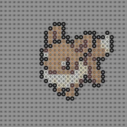 Pokemon Eevee perler bead Eevee Perler Bead Patterns, Eevee Perler, Abra Pokemon, Pokemon Christmas Ornaments, Hama Beads Pokemon, Pixel Pokemon, Pokemon Eevee Evolutions, Pokemon Bead, Pokemon Perler Beads