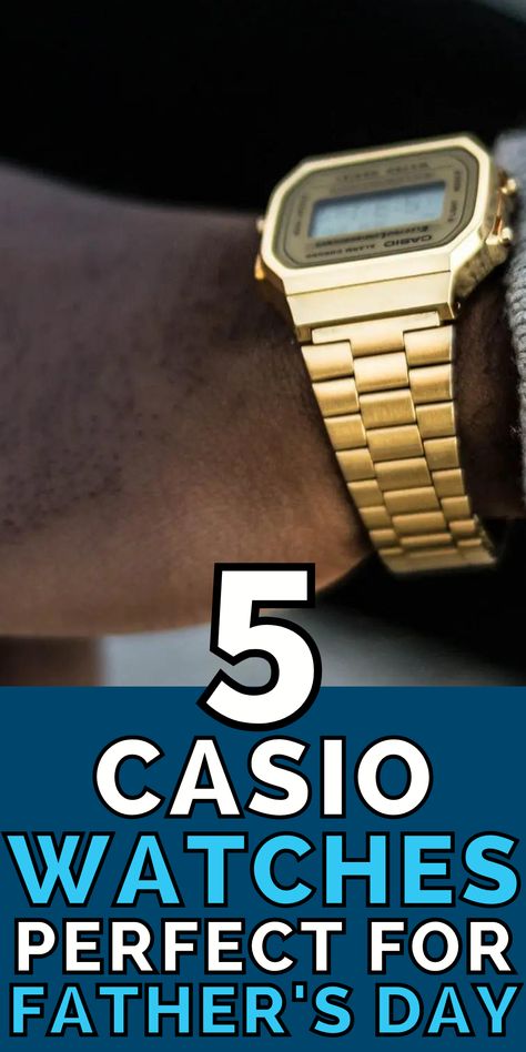 Great watches for men. Casio watches for men. Great gifts for Father's Day. Casio Gold Watch, Watches For Men Gold, Gold Watches For Men, Best Man's Outfit, Casio Watches, Rolex Diamond, Diamond Watches For Men, Gold Watches, Gold Watches Women