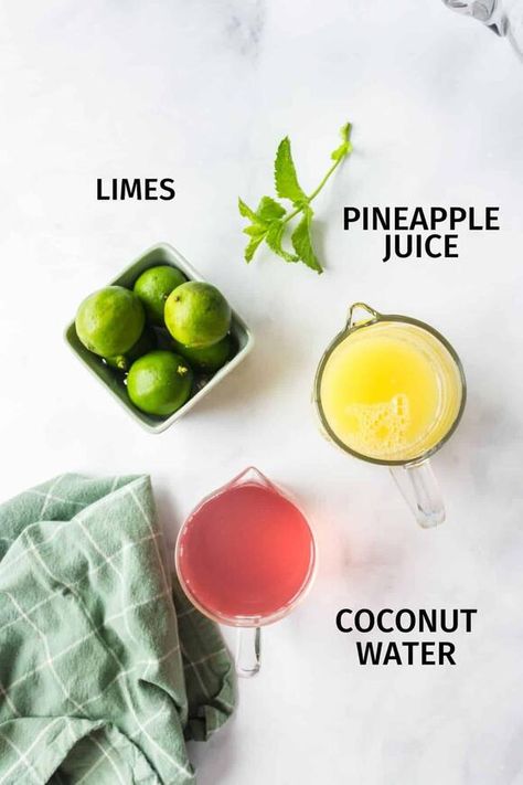 Coconut Water Drink Recipes, Water Drink Recipes, Natural Electrolyte Drink, Coconut Water Drink, Pineapple Coconut Water, Coconut Water Drinks, Coconut Water Recipes, Homemade Electrolyte Drink, Oatmeal Coconut Cookies