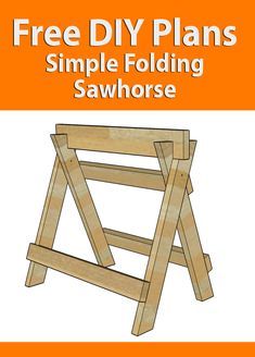 Diy Platform Bed Plans, Sawhorse Plans, Folding Sawhorse, Circular Saw Jig, Saw Horse, Diy Projects Plans, Plywood Shelves, Diy Sliding Barn Door, Pottery Barn Inspired