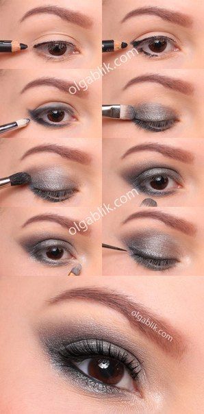 Very pretty Party Makeup Brown Eyes, Party Makeup Tutorial, Party Make-up, Make Up Tutorials, Fixing Spray, Eyeshadow For Brown Eyes, Smoky Eyes, Makeup Guide, Smokey Eyes