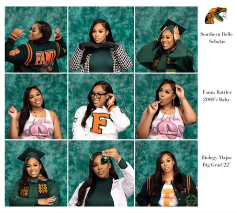 Grad Picture Ideas Black, Decision Day Photoshoot Black, Senior Picture Ideas Yearbook, Hbcu Campaign Ideas, Biology Major Graduation Pictures, Hbcu Graduation Pictures Photo Ideas, Yearbook Graduation Pictures, Famu Graduation Pictures, Biology Graduation Pictures