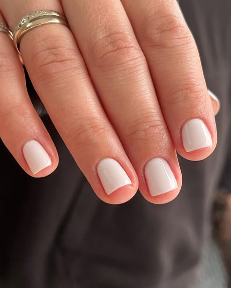 Make your client's manis your modern-art masterpiece with #HueIsTheArtist, a neutral pale lavender. 🎨 By: @thenailgardenroom #OPIObsessed #ColorIsTheAnswer #NeutralNails #NOTD #NailEnthusiast #OPI #Nails #SpringNails #NailsOnFleek #Gel #GelMani Gel Mani Short Nails Spring, Almond Nails Pink, City Nails, Long Lasting Nail Polish, Pale Lavender, Gel Mani, White Nail Polish, Long Lasting Nails, Opi Nail Polish