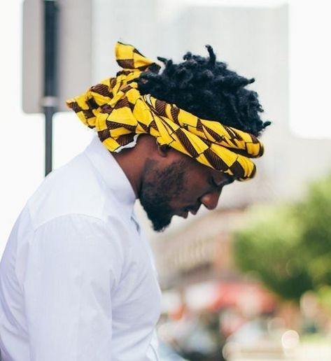 Mens Head Wrap, Curly Hair Headband, Winter Swag, Menswear Inspiration, Bandanas Men, Head Wrap Styles, Hair Wrap Scarf, Headband Men, Head Scarf Styles