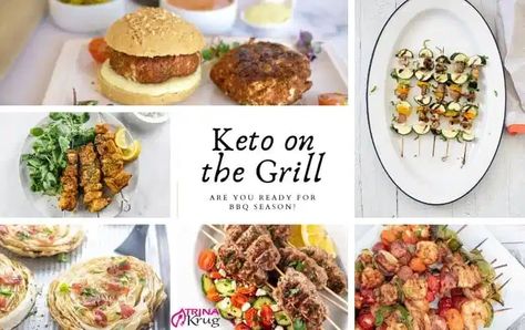 The Keto Option | Trina Krug Fun Camping Meals, Grilling Ideas For Dinner, Grilled Cabbage Steaks, Marinated Pork Chops Grilled, On The Grill Recipes, What To Grill, Cabbage Steaks Recipe, Chicken Satay Recipe, Grilled Vegetable Salads