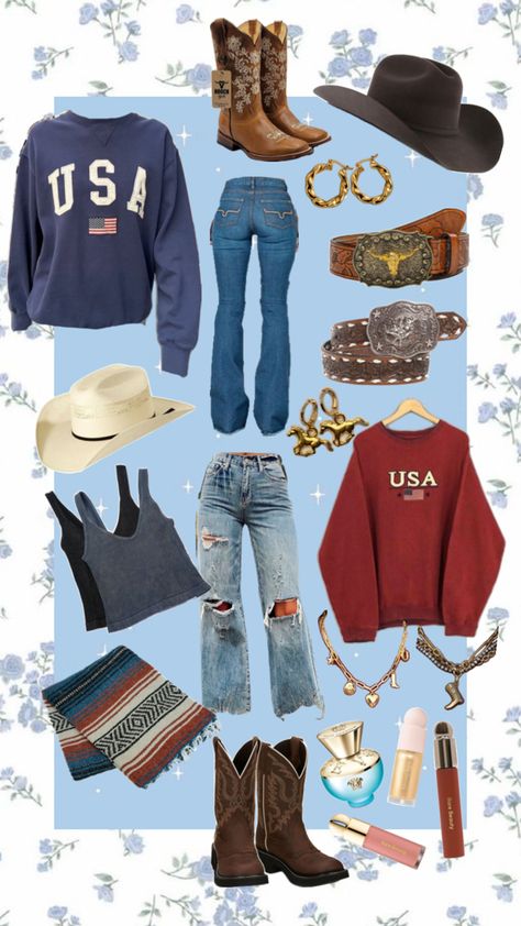 Southern Fashion, Cute Animals Images, Spirit Week, School Fits, Animals Images, Western Outfits, Fourth Of July, Cute Animals, Cute Outfits