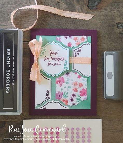 Stampin Up January April 2025, Bright Borders Stampin Up Cards, Sale A Bration 2025, Stampin Up 2025 Catalog, Stampin Up Spring Mini Catalog 2025, Bloom Impressions Stampin Up Cards, Stampin Up Linked Together, Bloom Impressions Dsp, Stampin Up Bloom Impressions