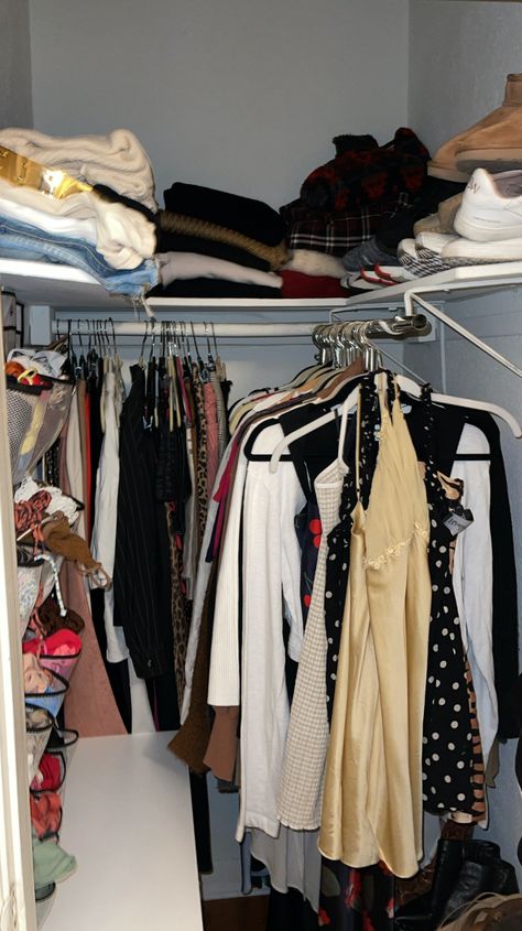 HOW I DECLUTTERED MY Closet to Downsize After Photos, My Closet, Bedroom Design, Bedroom, Closet, Design