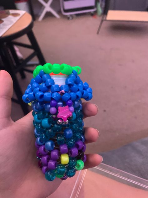 Kandi Water Bottle Holder, Pill Bottle, Kandi Kid, Kandi Ideas, Hot Clothes, Perler Ideas, Pill Holder, Pill Bottles, Water Bottle Holder