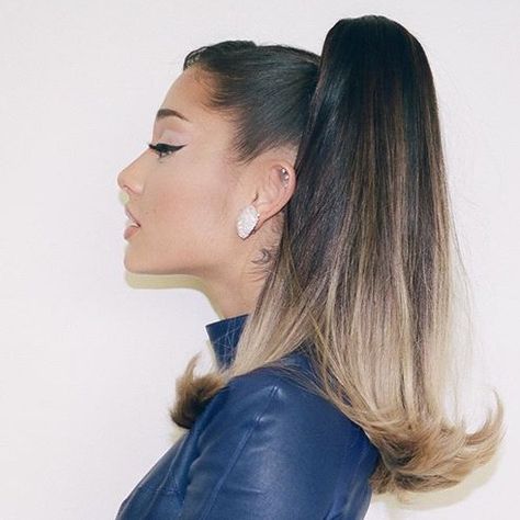 Ariana Grande Nose, Ariana Grande Profile, Ariana Grande Icon, Ariana Grande Images, Wedding Guest Hairstyles, Ariana G, Nose Job, Side Profile, Look At You