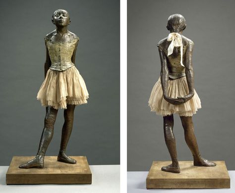 Little Dancer, Aged Fourteen, 1878-81, by Edgar Degas (French, 1834-1917), made of copper alloy Julie Manet, Degas Ballerina, Dancer Tattoo, Degas Dancers, French Impressionist Painters, Felix Vallotton, Taschen Books, Ballet Painting, Alfred Stevens