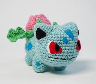 Pokeball Crochet Pattern, Bulbasaur Pokemon, Pikachu Crochet, Pokemon Crochet Pattern, Crochet Pokemon, Pokemon Pattern, Crocodile Stitch, Pattern Store, Paintbox Yarn