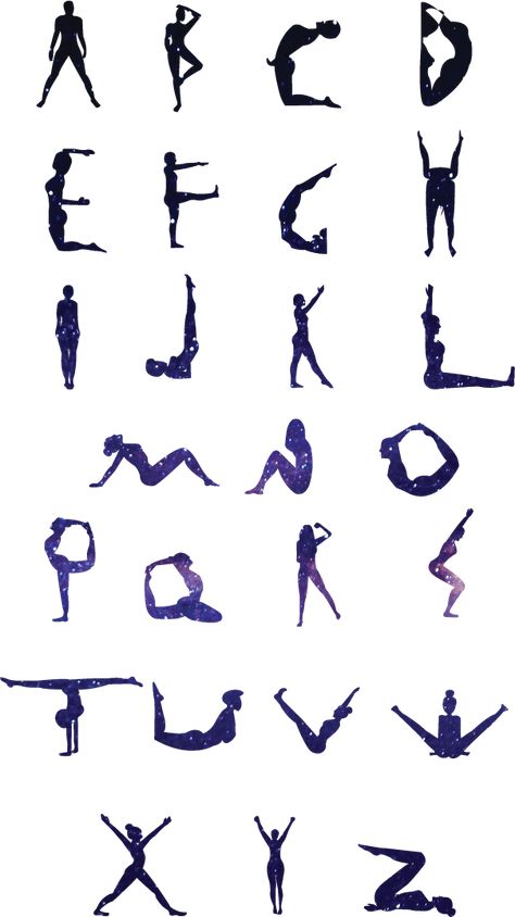 Yoga Alphabet, Alphabet Yoga, Yoga Postures Drawing, Abc Yoga, Yoga Poses Graphic, Stop Motion Photography, Motion Photography, The Pen, Adobe Acrobat