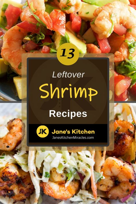 shrimp tacos on a plate Leftover Shrimp Recipes, Creamy Sauce Recipes, Leftover Shrimp, Shrimp Salad Sandwich, Shrimp Chowder, Sweet Chili Dipping Sauce, Shrimp Pasta Salad, Ic Recipes, Bacon Wrapped Shrimp