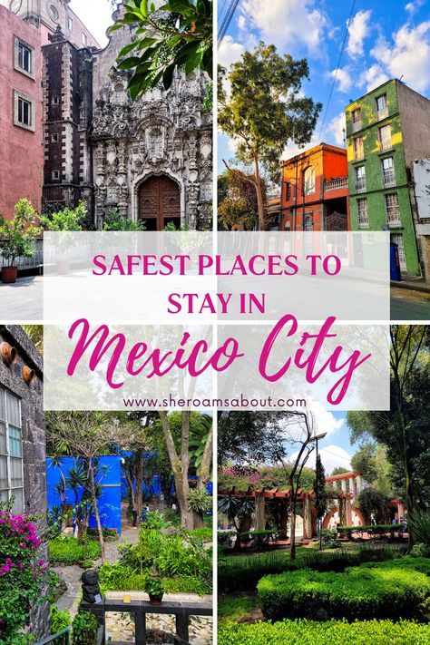 Discover the safest places to stay in Mexico and where to avoid before you travel! These are my favourite areas, hand-picked by an expert. | Mexico City Travel | Mexico City Places To Stay | Mexico City Safety | Mexico City Itinerary | Mexico City Inspiration | Where To Stay In Mexico City | Best Areas In Mexico City | Mexico City Trip, Mexico City Airbnb, Where To Stay In Mexico City, Mexico City Itinerary, Roma Norte Mexico City, Mexico Life, City Inspiration, Mexico City Travel, Travel Mexico