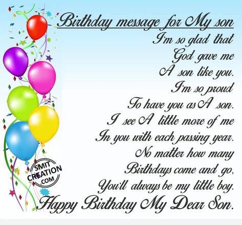 Https: Www.facebook.com 412500215571693 Videos 539068016248245 | Mensagem De Feliz Aniversário, Feliz Aniversário Amiga, Aniversário Amigo 336 Happy Birthday Son Wishes, Son Quotes From Mom, Son Birthday Quotes, Birthday Wishes For Mom, Son Birthday, Birthday Wishes For Son, Birthday Wishes For Him, Best Birthday Quotes, Happy 6th Birthday