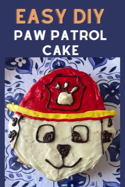 Marshall Cake Paw Patrol, Diy Paw Patrol Cake, Diy Paw Patrol, Fancy Baking, Firetruck Cake, Truck Birthday Cakes, Butter Pecan Cake, Paw Patrol Cake, Firetruck Birthday