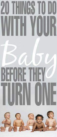 20 Things to Do with Your Baby Before They Turn One - Great ideas for new parents to take advantage on baby girl or baby boys first year! Baby First Year, Frugal Mom, Pumping Moms, Baby Sleep Problems, After Baby, Babies First Year, Baby Time, Baby Development, First Time Moms