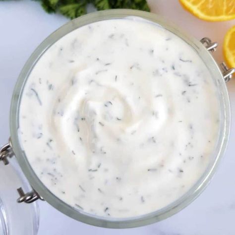 Healthy Homemade Ranch Dip With Greek Yogurt - Hint of Healthy Healthy Homemade Ranch, Healthy Ranch Dressing, Homemade Ranch Dip, Ranch Dip Recipe, Ranch Dressing Recipe Homemade, Ranch Dipping Sauce, Vegan Ranch Dressing, Homemade Ranch Seasoning, Greek Yogurt Dips