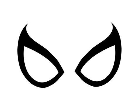 Spiderman Logo Symbols, Spiderman Eyes Template, Spiderman Template, Spiderman Emblem, Spiderman Eyes, Spiderman Clipart, Spiderman Custom, Spiderman Png, Spiderman Symbol