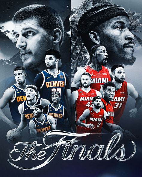 NBA Finals Designs on Behance Nba 2023, Sports Design Ideas, Nba Logo, Sport Art, Sports Graphics, Sports Graphic Design, Graphic Design Projects, Nba Finals, Graphic Design Adobe