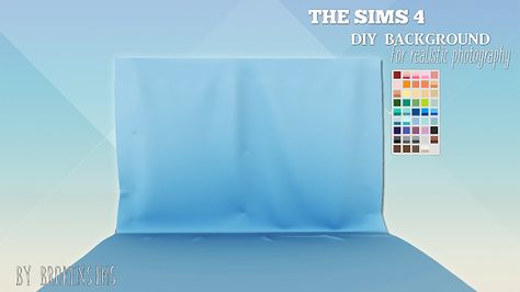 Sims 4 CC's - The Best: DIY Photography Backdrop by BrokenSims Sims 4 Photography, Pastel Dark, Game Photography, Photography Backdrops Diy, Photoshoot Backdrops, The Sims 4 Pc, Sims 4 Clutter, Sims 4 Cc Folder, Sims 4 House Design