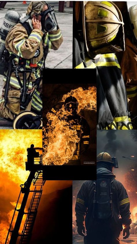 basic firefighter Fire Fighter Aesthetic, Firefighter Aesthetic, American Firefighter, Fire Service, Firefighter, Mood Boards, Dream Life, Mood Board, Vision Board