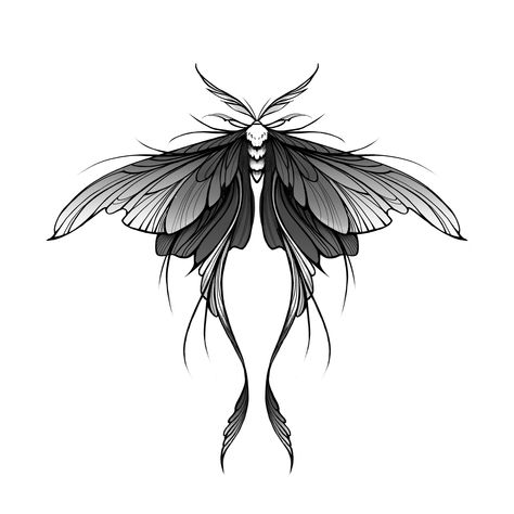 Moth Flying Tattoo, Dark Moth Tattoo, Luna Moth Tattoo, Moth Tattoo Design, Mystical Tattoos, Flying Tattoo, Insect Tattoo, Fantasy Tattoos, Moth Tattoo