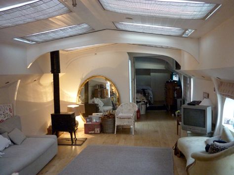 Dutch Barge Interior, Wide Beam Boat Interiors, Widebeam Boat Interiors, Houseboat Living Interiors, Barge Living, Widebeam Boat, Brighten Up A Dark Room, Barge Interior, Canal Boat Interior