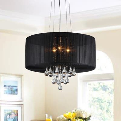 Chandeliers | Find Great Ceiling Lighting Deals Shopping at Overstock Ivan Black, Chandelier Store, Camper Kitchen, Dynamic Lighting, Tiffany Lamp, Crystal Pendant Lighting, Chrome Chandeliers, Room Chandelier, Traditional Chandelier