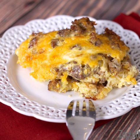 Quick Breakfast Casserole, Christmas Breakfast Casserole, Easy Breakfast Casserole, Breakfast Party Foods, Christmas Recipes Easy, Break Fast, Fast Foods, Texas Toast, Breakfast Casserole Easy