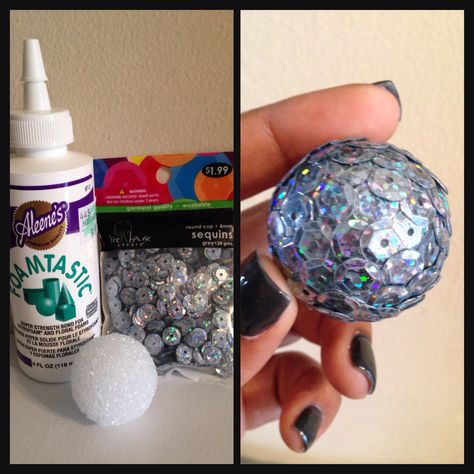 DIY Mini Disco Balls Mini Disco Ball Diy, Diy Mini Disco Balls, Mini Disco Balls, Mini Disco Ball, Diy Disco Ball, Christmas Disco, Disco Theme Party, Teen Hangout, Disco Party Decorations