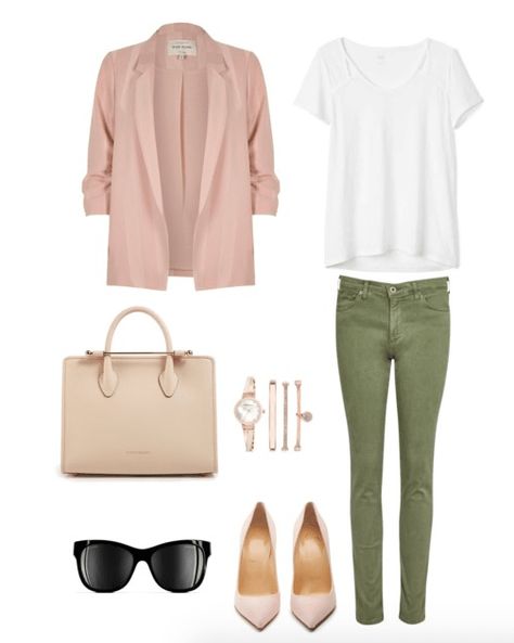 pink and green color combo Spring Color Combos, Color Matching Clothes, Green Color Combo, Fashion Outfits Women, Portrait Outfits, Match Outfits, Color Combos Outfit, Fashion Blogger Outfit, Blogger Outfits