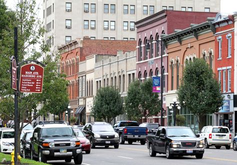 Historic buildings still stand in downtown, Warren, Ohio. Since 2000, Trumbull County has lost nearly lost nearly 40 percent of its total payroll - a whopping $1.7 billion. (Lisa DeJong/The Plain Dealer) Warren Ohio, Still Standing, Historic Buildings, Places Ive Been, Ohio, Shed, Street View, The Past, Lost