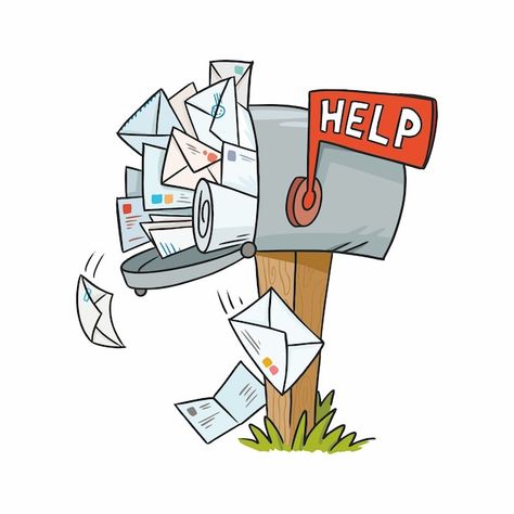 Mail Box Illustration, Mailbox Drawing, Mail Illustration, Mail Designs, Letter Envelope, Vector Cartoon, Door Ideas, Cartoon Images, Gift Handmade