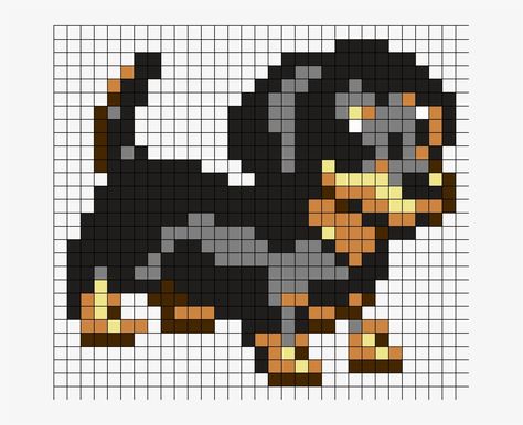 Dog Pixel Art 32x32, Puppy Perler Bead Patterns, Perler Bead Dog Patterns, Dog Perler Bead Patterns, Dog Perler Bead, Dog Pixel Art, Pixel Dog, Melt Beads Patterns, Hamma Beads Ideas